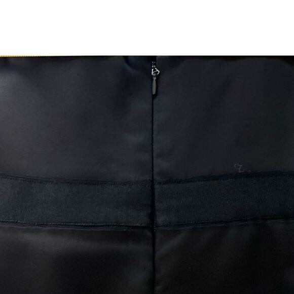 BCBGMaxazria Dress Womens Size 12 Black Lace Pencil Strapless Cocktail NWT - Picture 4 of 8